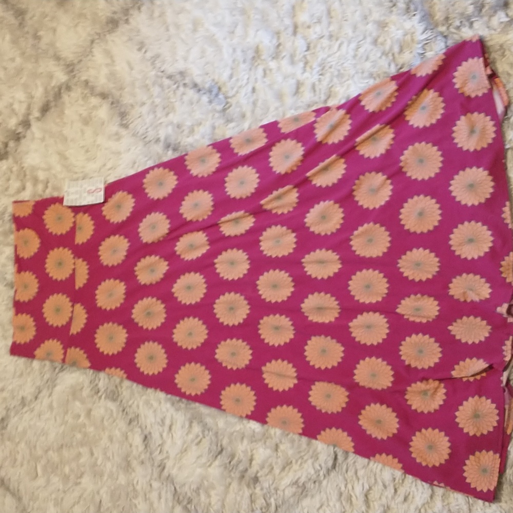 COPY - LuLaRoe woman's size S Maxi skirt w large boho vibe flowers NWT